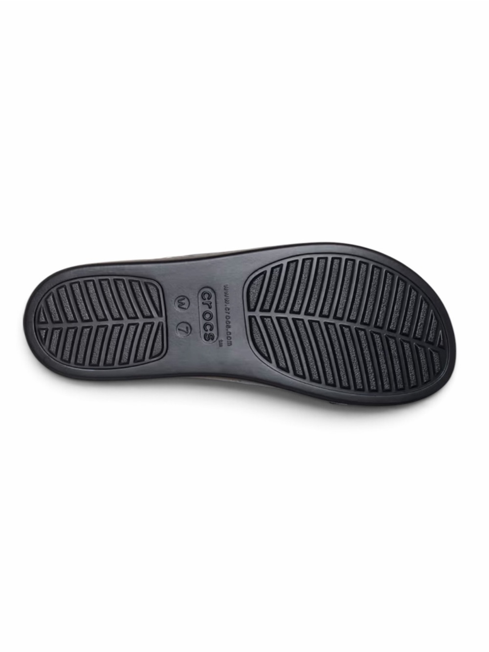 CROCS Women’s Brooklyn Low Wedge Black Sparkle Sandals - Picture 4 of 8